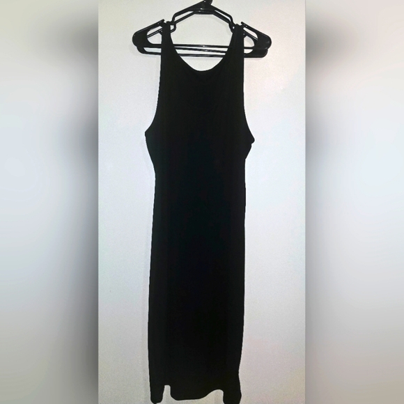 NWOT - Sleek Black Bodycon Sleeveless Plus Size Dress - 3X/18 - Picture 1 of 4